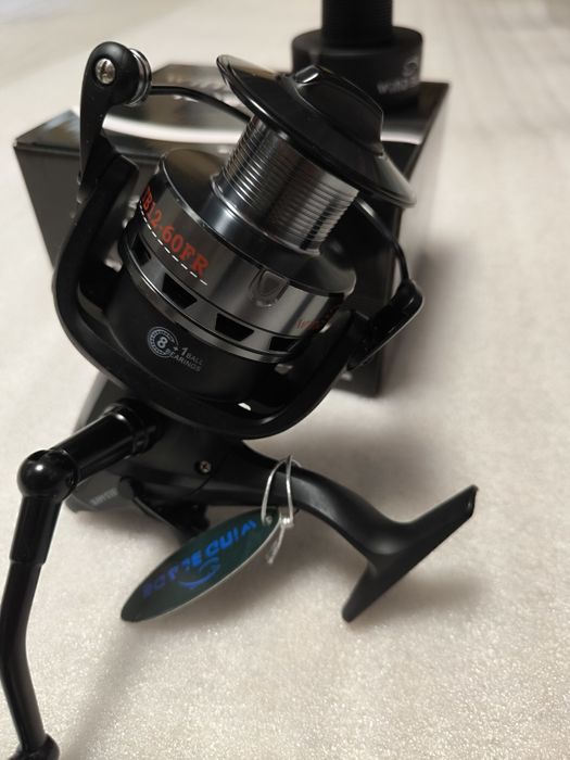 SET 3 Mulinete Wind Blade TB12-60FR, Baitrunner, Tambur metalic 8+1 Ru