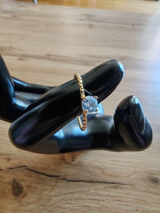 Пръстен дамски позлатен