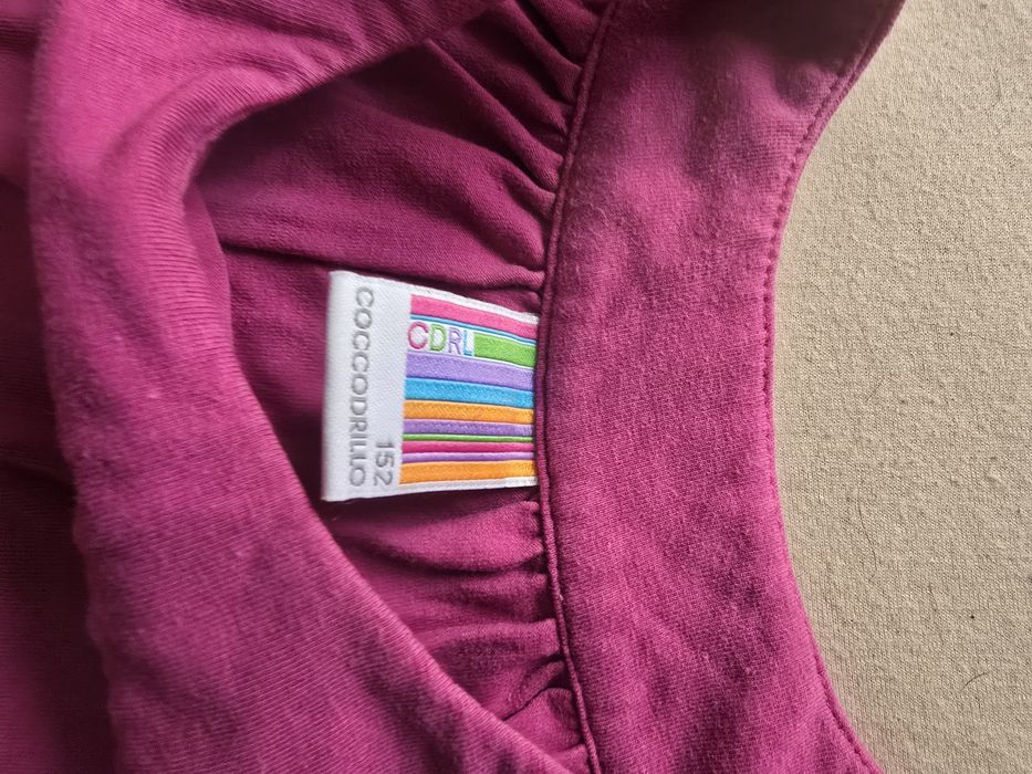 Детска розова рокля