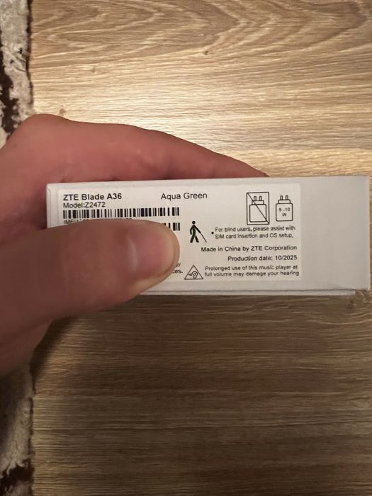 ZTE BLADE A36 Sigilat