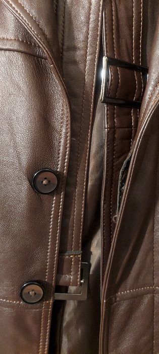 Manta piele armata palton ofiter RAR NOU