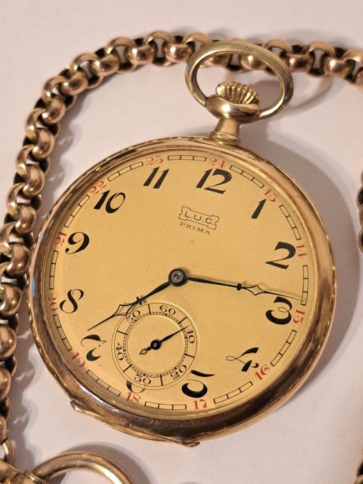 Ceas de Aur 14 Louis Ulysse Chopard de buzunar L.U.C.