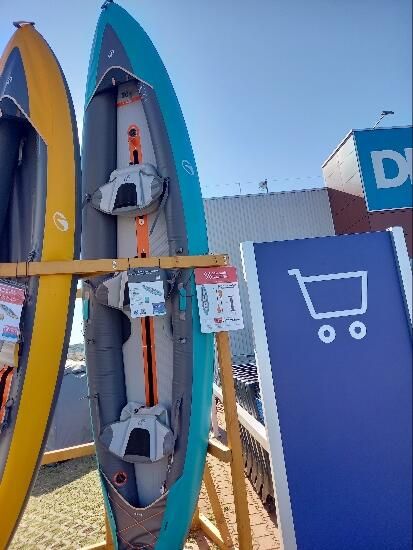 Caiac-canoe gonflabil 2/3 locuri Tribord - produs resigilat Decathlon