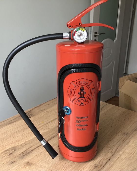 Пожарогасител Мини Бар за Уиски, Вино и др. - Подарък Сувенир