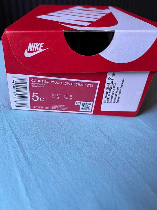 Детски маратонки Nike Court Borough Low Recraft (TD) EU21