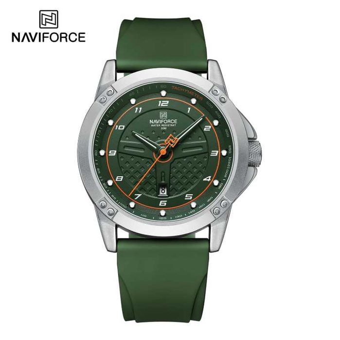 Мъжки часовник Naviforce 8031 – Green + ПОДАРЪК
