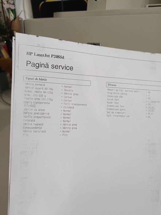 Hp Laserjet P2055d perfect functionala