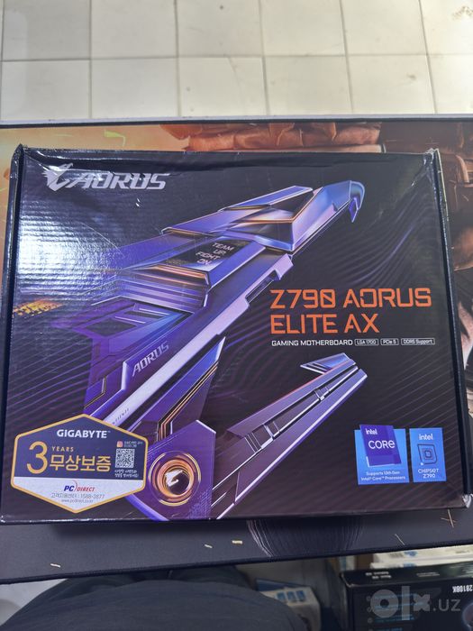 Материнская плата GIGABYTE Z790 AORUS Elite AX DDR5 + i7-13700K