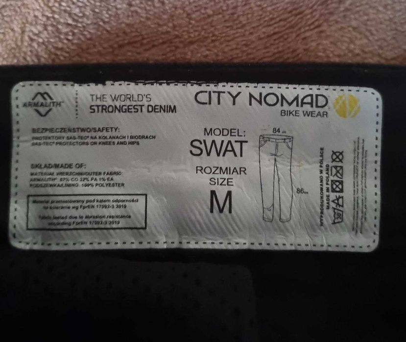Blugi Moto (Pantaloni) - M - CITY NOMAD SWAT | Protectie: Armalith
