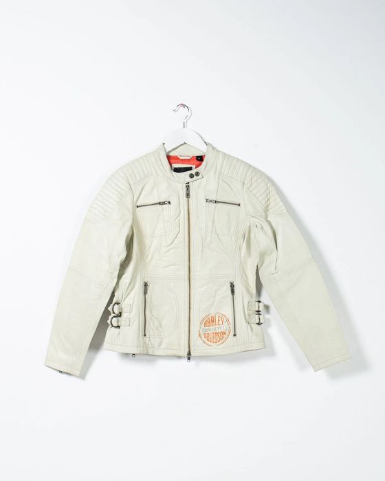 Jacheta motor dama Harley Davidson din piele marimea XL