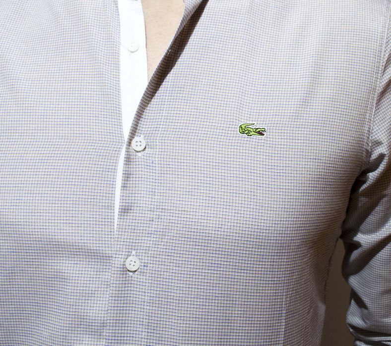 Camasa Lacoste barbat slim fit mărimea S, 100% bumbac