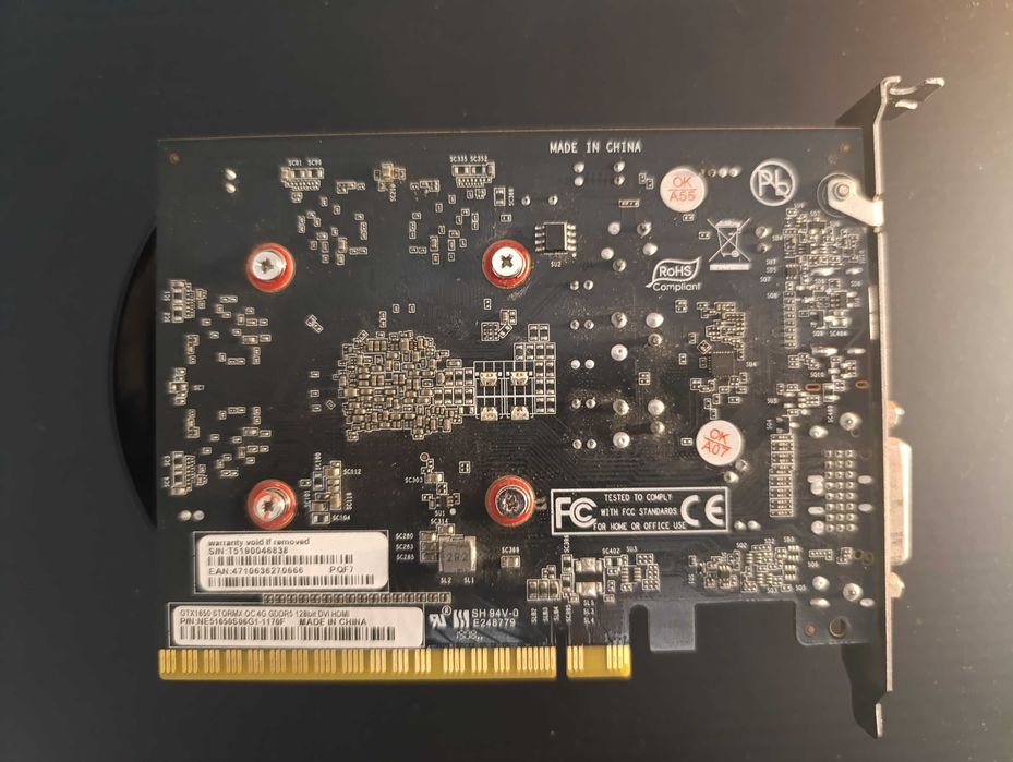 Видеокарта GTX 1650