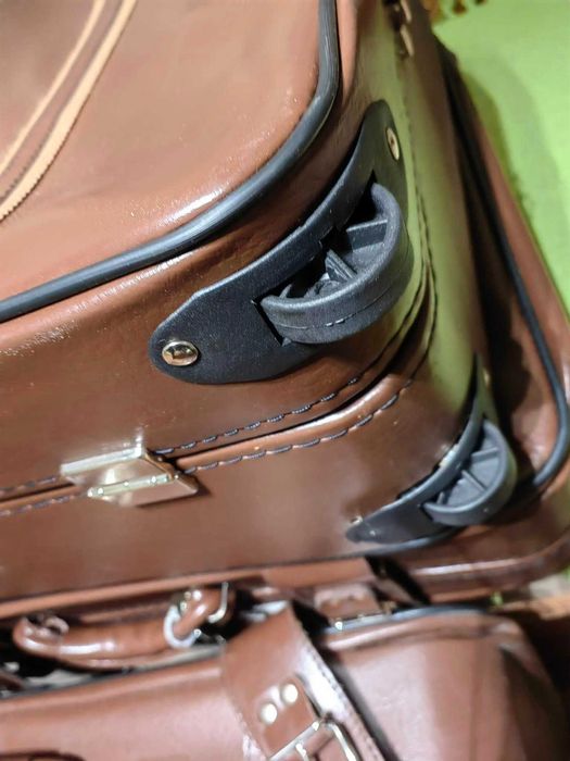 Комплект туристически куфари аристократичен ретро стил нови