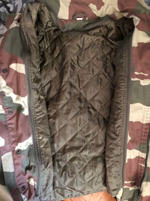 Военна камуфлажна шуба с подплата