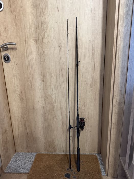 Спининг въдицаSavage Gear SG4 Defiance u макара Shimano Stradic ci4