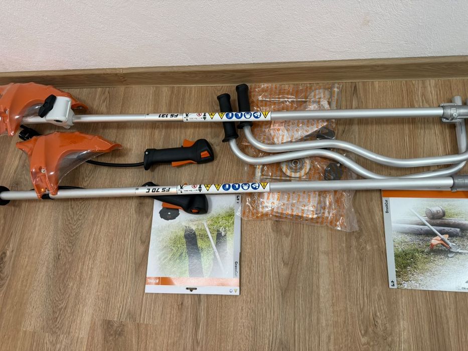 Stihl motocoasa pe benzina.