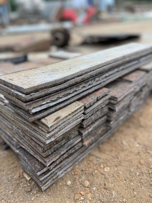 Закладной лист разного размера с б/у и нового металла