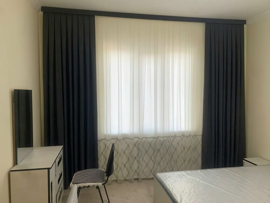 Готовые шторы из плотной портьерной ткани