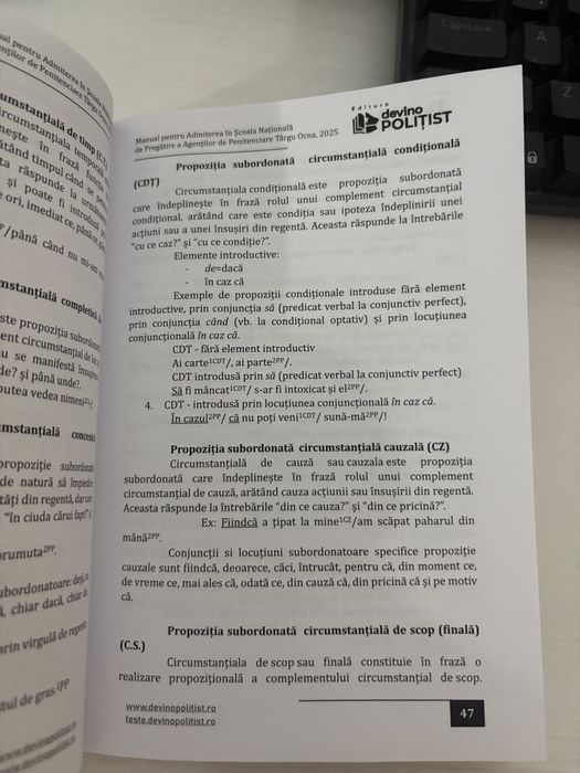 Vand Manual Admitere Penitenciar Devino Politist