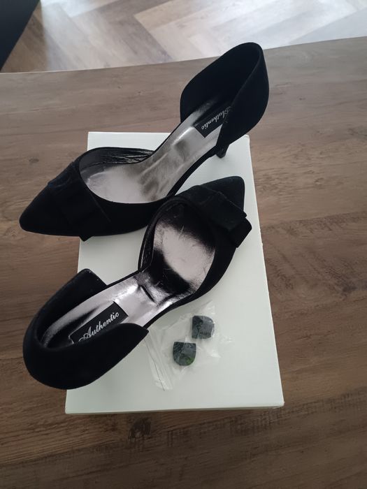 Pantofi piele întoarsă de damă