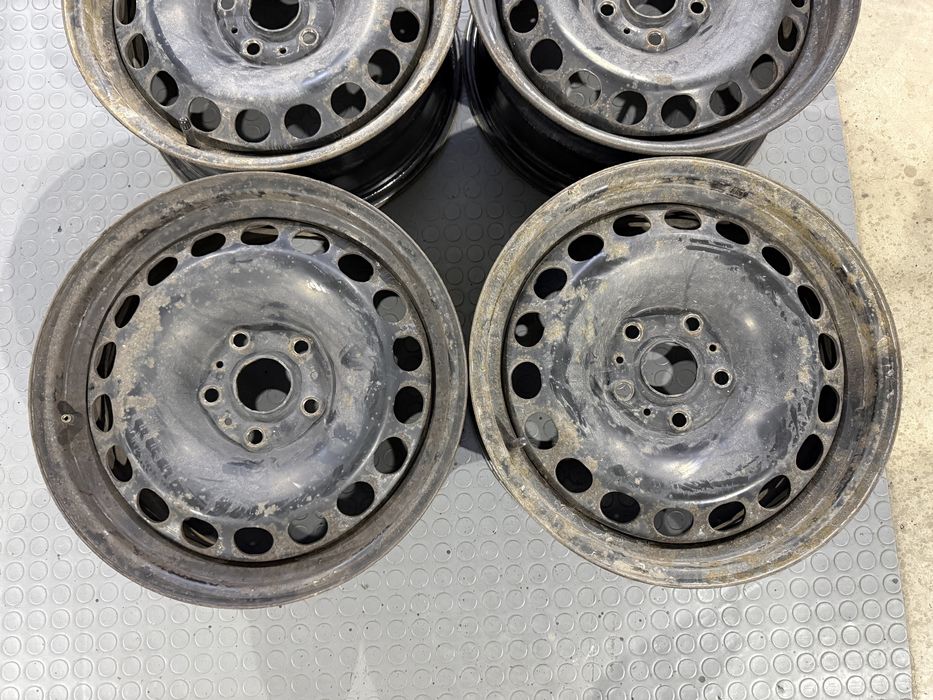 46р. Железни 16" Джанти 5х112 за -VW/AUDI/SKODA/VAG-6.5Jx16H2, ET33