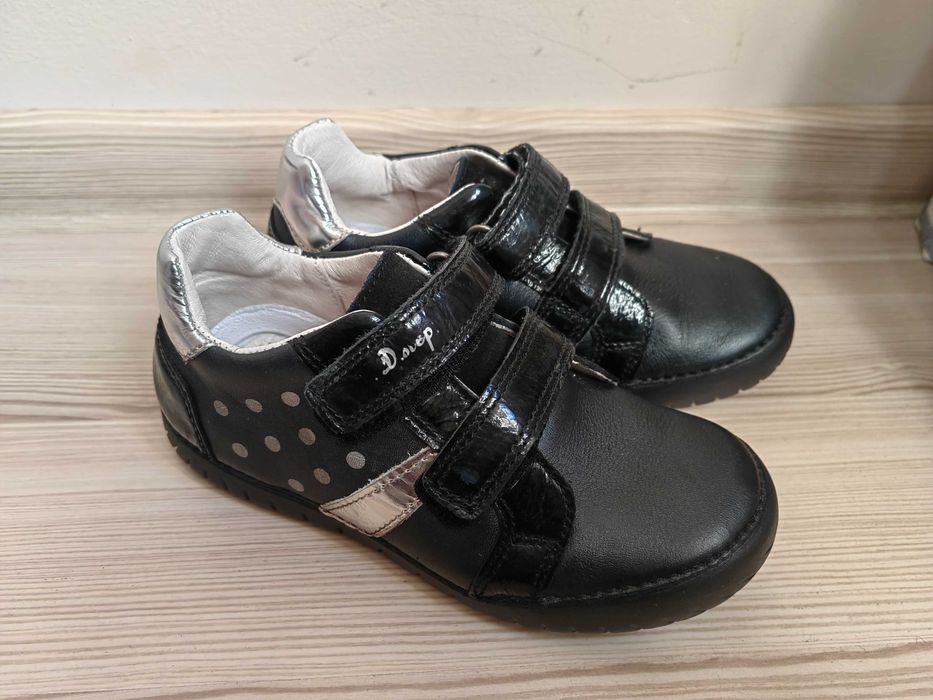 Pantofi fetite marimea 30, din piele, noi, marca D-step