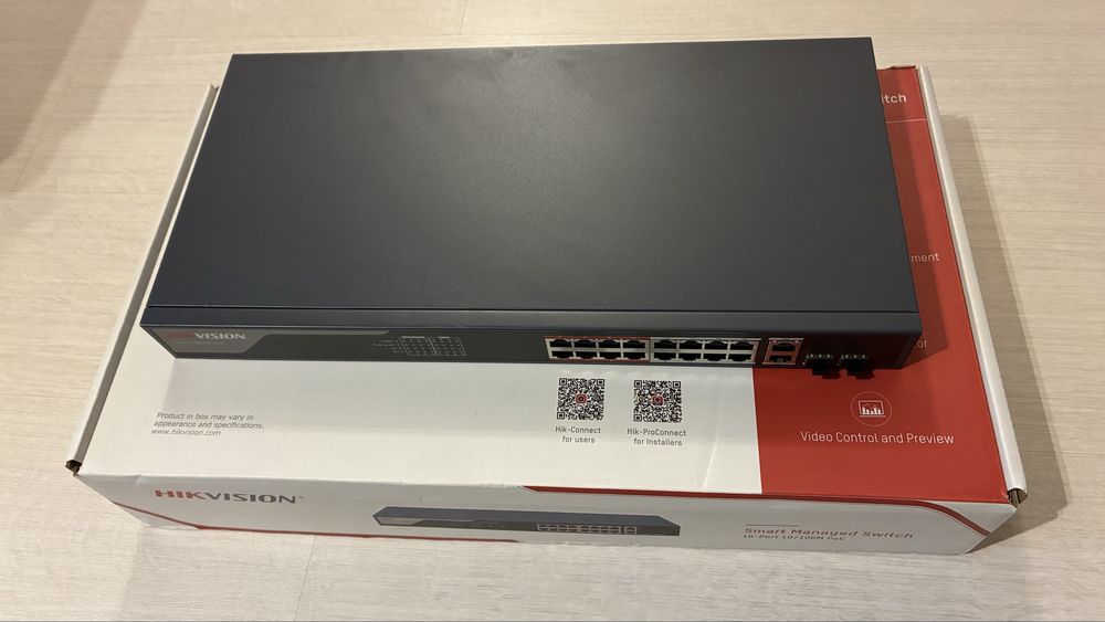 Hikvision DS-3E1318P-EI switch PoE