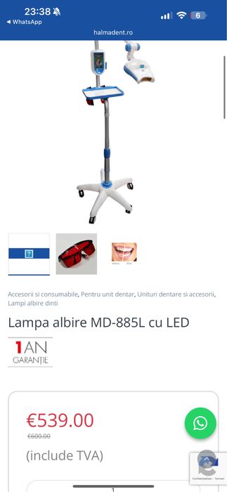 Vand lampa foto albire