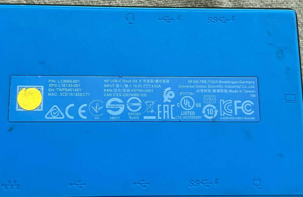 HP USB C Dock G4 statie andocare universala laptop