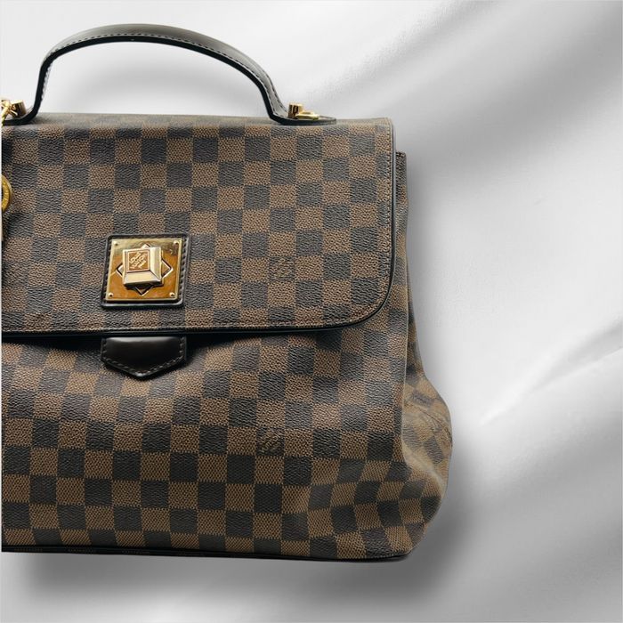 Louis Vuitton Damier Bergamo MM Handbag Brown DamierEbene Дамска чанта
