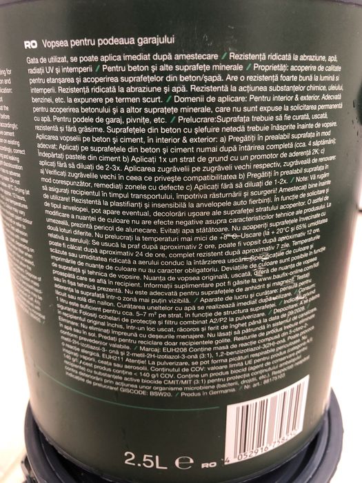 Vopsea garaj 5 l