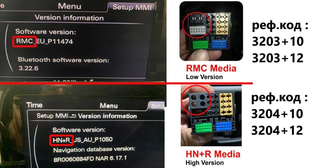 AUDI Q3 2013/2018 LOW 10.25"/12.3'' - андроид навигация, 3203+10/+12