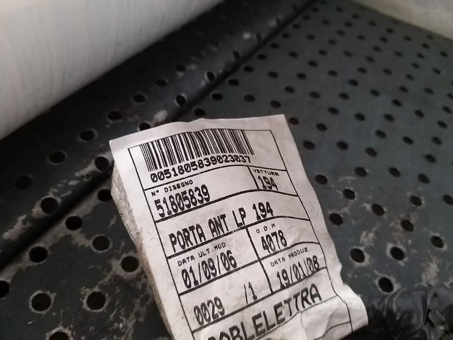 Cablaj instalatie electrica usa dreapta fata fiat croma 194 51805839