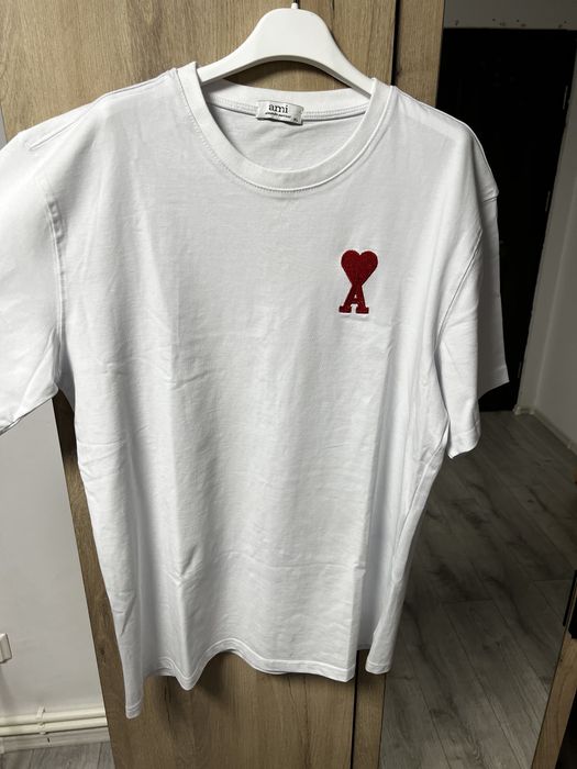 tricou alb ami paris XL