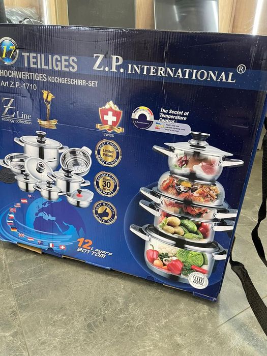 Oale inox si accesorii 17 piese, 12 straturi, Premium, P 1710 -A-