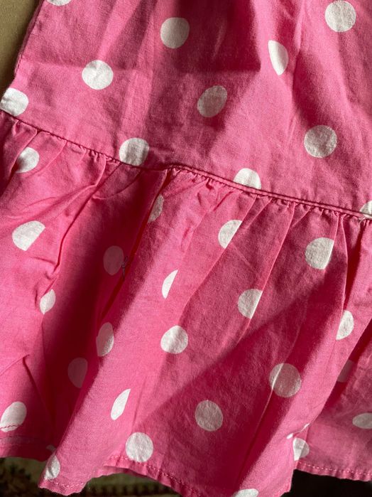 Rochita cu bretele pentru fete bumbac - 110 cm