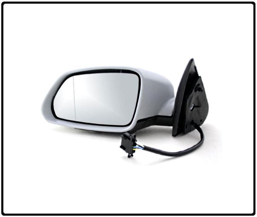 Oglinda exterioara Skoda Octavia 2 1Z 06.2004-2008, partea stanga/dreapta, reglare Electrica cu semnalizare, geam crom asferic, cu 12 gauri / 5 pini, incalzita, carcasa grunduita