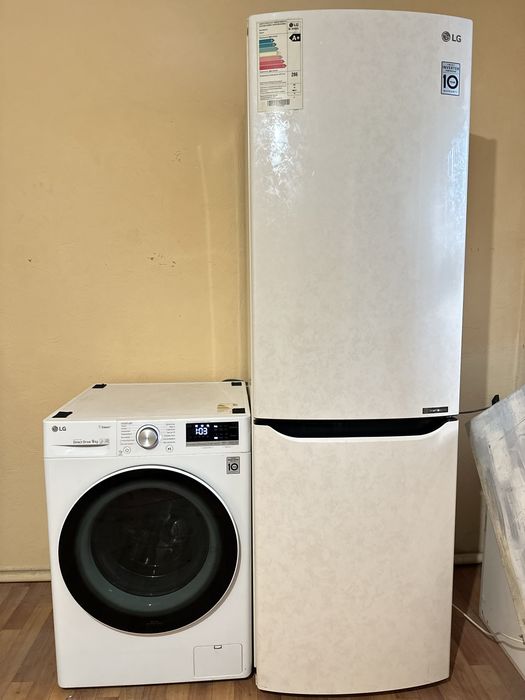 Холодильник и стиралка LG
