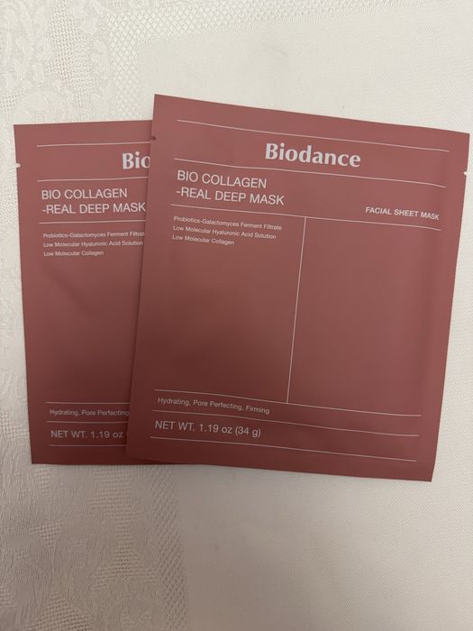 Маски для лица Biodance. Bio Collagen Real Deep Mask