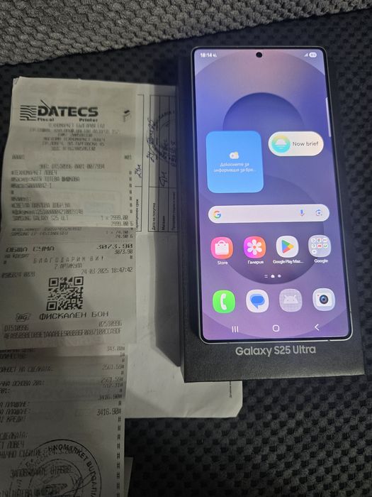 Samsung S25 Ultra 512 Gb+14м.гаранция Техномаркет