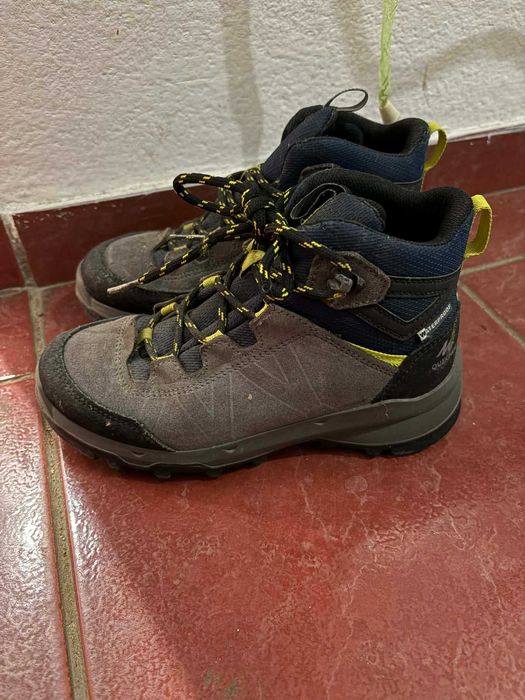 Ghete Quechua, Bocanci drumetie copii băieți Waterproof incaltaminte