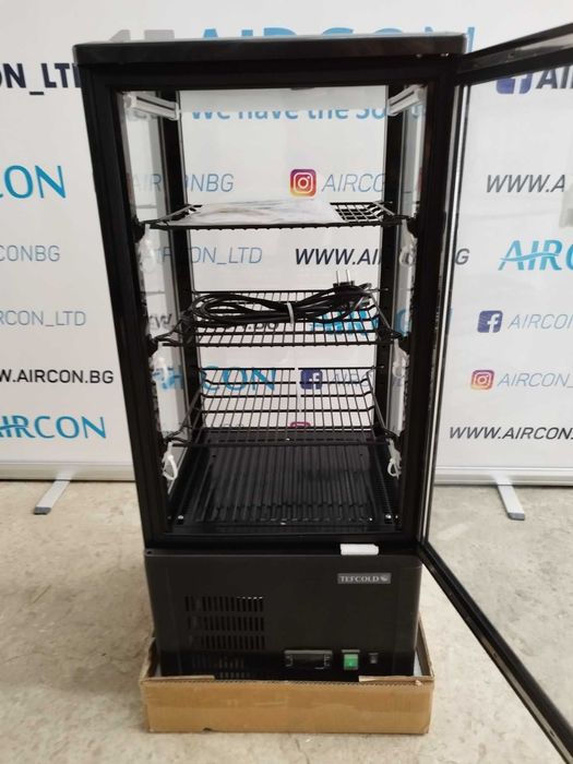 Хладилна витрина за торти UPD80-BLACK 428x386x1000