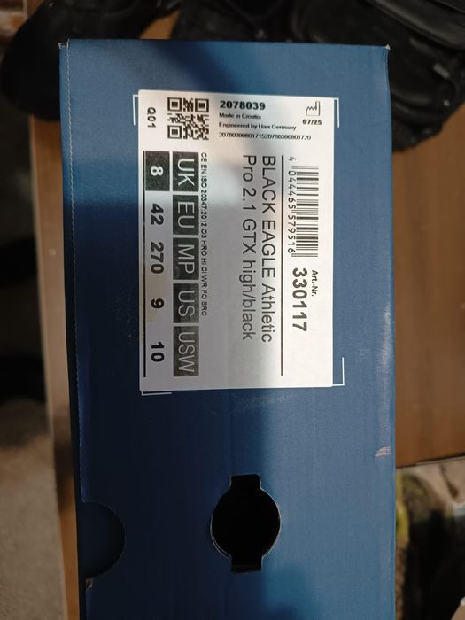 Bocanci Haix Black eagle pro