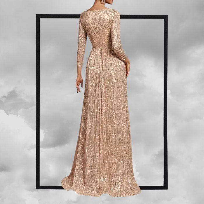 Нова официална рокля с пайети