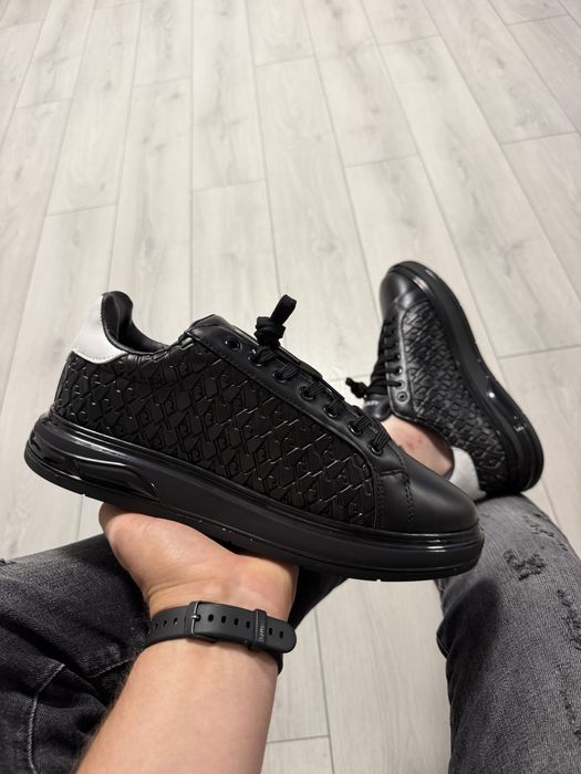 Adidasi Barbati A|X Armani Full Negru Silicon!