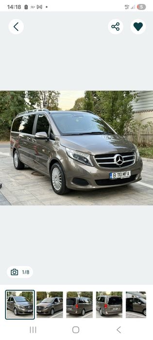 Inchuriez Van 7 locuri cu sofer(Transport persoane)