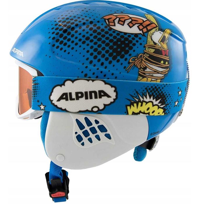 Комплект детски ски каски и очила Piney от Alpina 48-52, 360гр