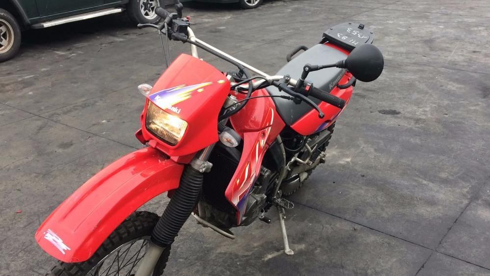 Мотоциклет Кавазаки КЛР 650(Kawasaki KLR 650)-На части