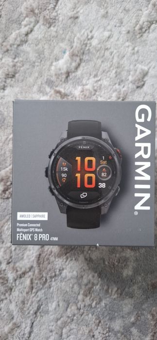 Smarwatch Garmin Fenix 8 Pro Amoled Sapphire, Tactix 8, 47-51mm, NOI, factura, garantie