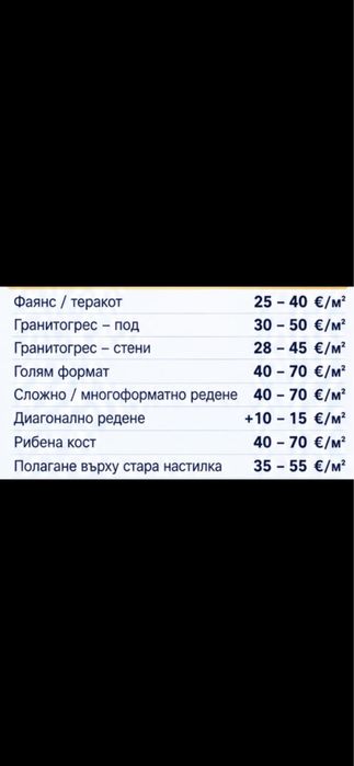 Плочкаджия Варна | Фаянс, гранитогрес, бани, апартаменти, гаражи